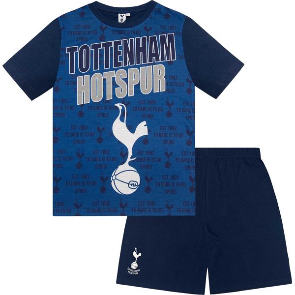 Tottenham Hotspur Fc - Pigiama Con Pantaloncini "Hoddle 10"" Per Ragazzi GF1219 (146) (Navy)"-image