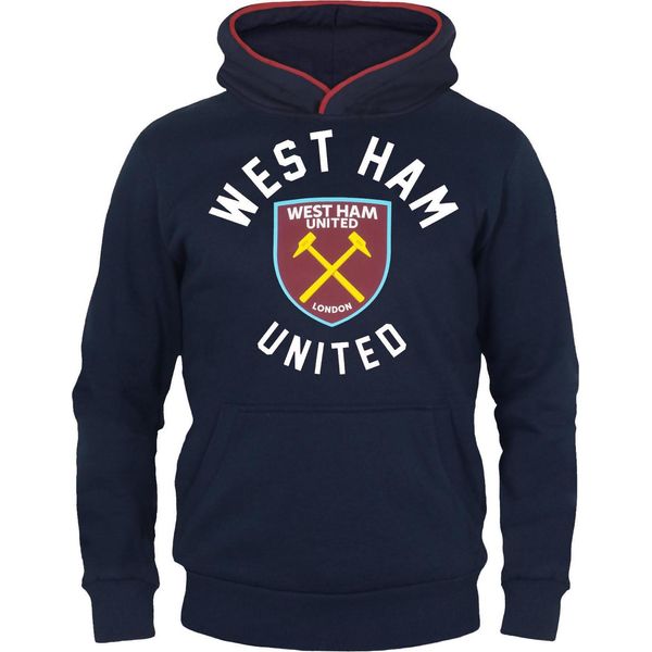 West Ham United Fc - Felpa Con Cappuccio Per Ragazzi GF647 (122) (Navy)-image