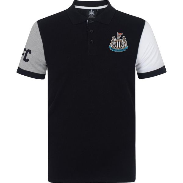 Newcastle United Fc - Polo Da Uomo GF189 (Xl) (Nero)-image