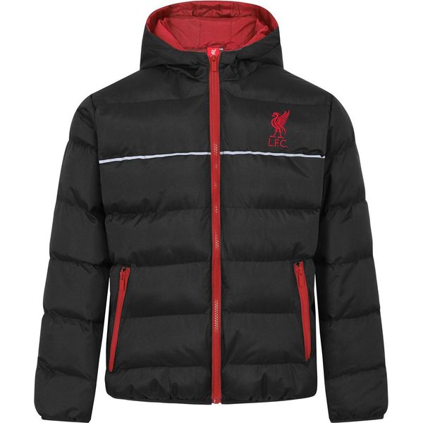 Liverpool Fc - Giacca Da Ragazzo, Trapuntata GF284 (98) (Nero)-image