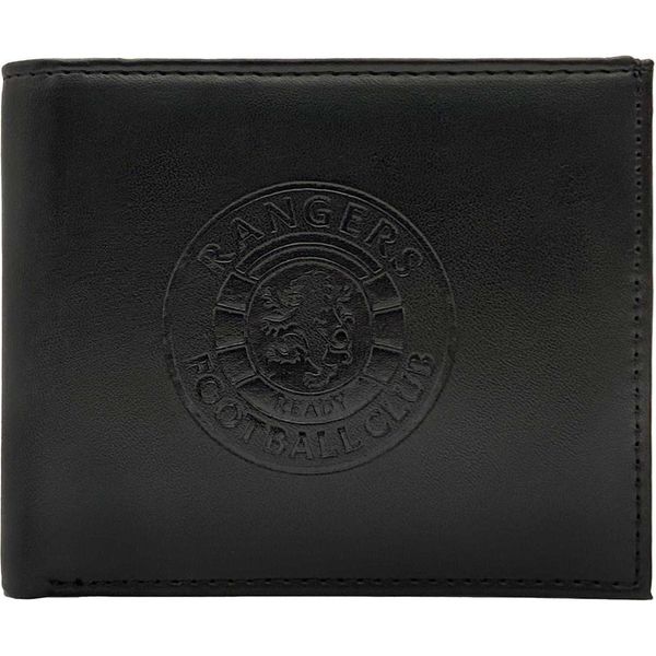 Rangers Fc - Portafoglio, Plastica, Stemma, Calcio GF148 (Taglia Unica) (Nero)-image