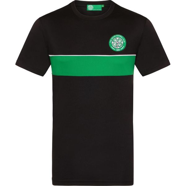 Celtic Fc - Maglietta Da Ragazzo, Poliestere GF517 (134) (Nero)-image
