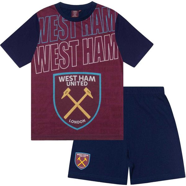 West Ham United Fc - Pigiama Con Pantaloncini "Bowen 20"" Per Ragazzi GF873 (122) (Vino Rosso)"-image