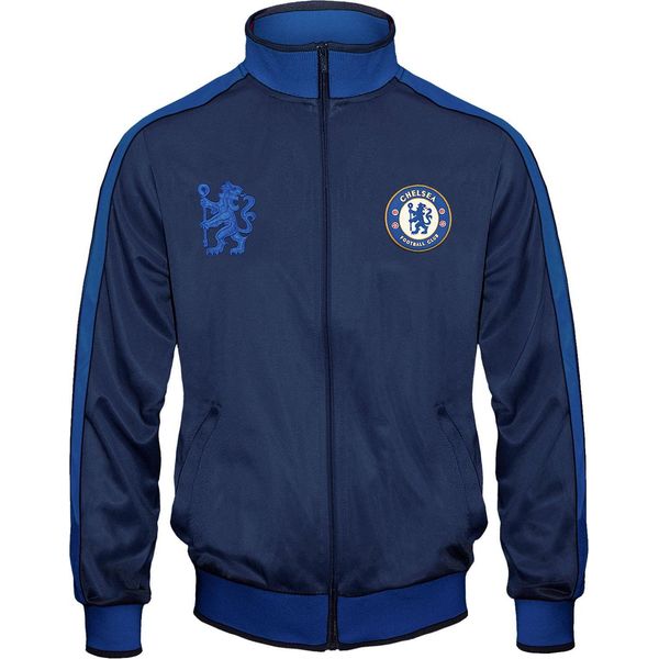 Chelsea Fc - Giacca Da Ginnastica Da Uomo GF266 (Xl) (Blu Scuro)-image