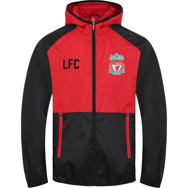 Liverpool Fc - Giacca A Vento Da Ragazzo GF320 (98) (Nero/Rosso)-image
