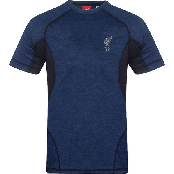 Liverpool Fc - Maglietta Da Ragazzo, Poliestere GF443 (110) (Blu Reale)-image