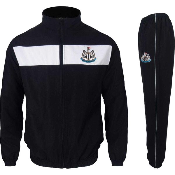 Newcastle United Fc - Tuta Da Uomo GF886 (3XL) (Nero/Bianco)-image