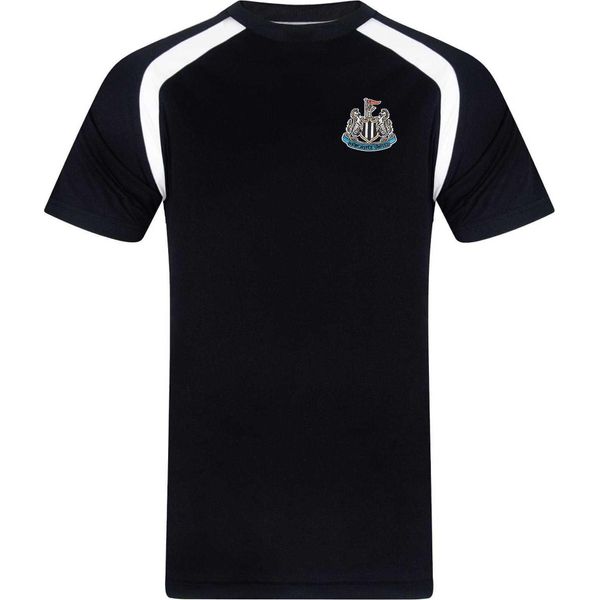 Newcastle United Fc - Maglietta Da Ragazzo, Poliestere GF399 (134) (Nero)-image