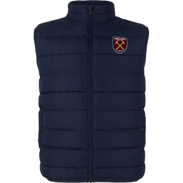 West Ham United Fc - Gilet Da Ragazzo Imbottito GF884 (146) (Blu Scuro)-image