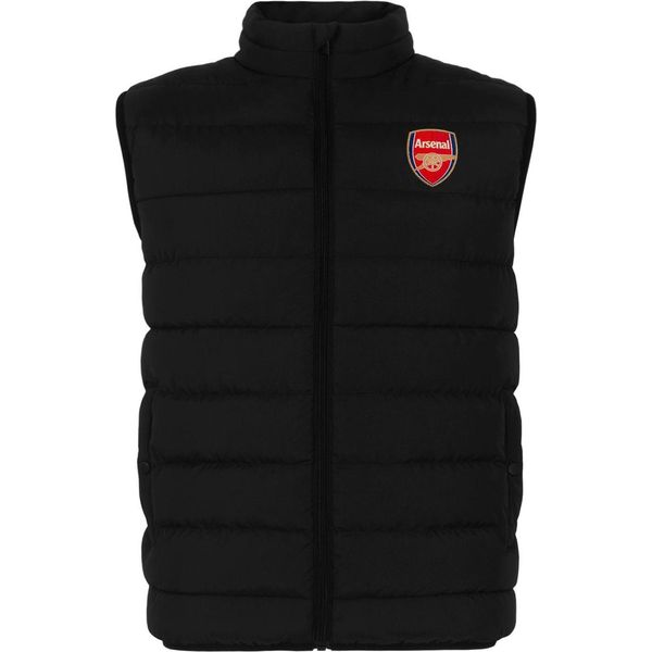 Arsenal Fc - Gilet Da Ragazzo, Imbottito GF870 (146) (Nero)-image