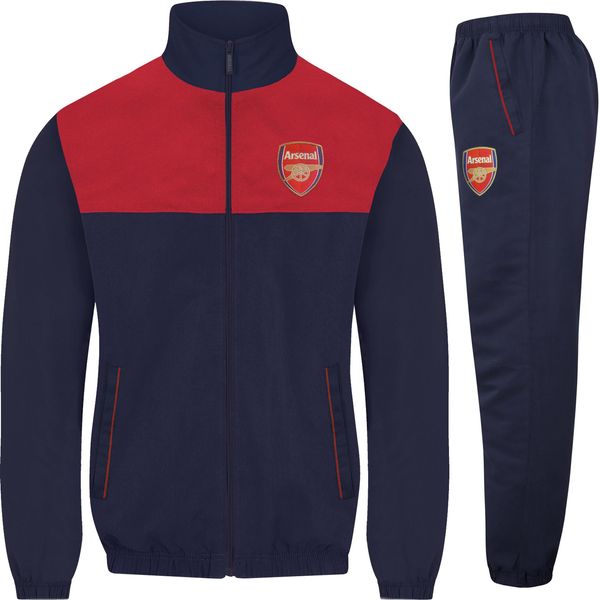 Arsenal Fc - Tuta Da Ginnastica Da Uomo, Bicolore GF936 (Xxl) (Navy/Rosso)-image