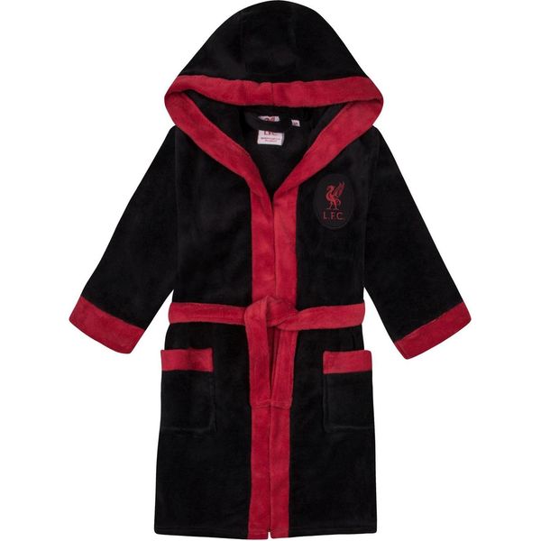 Liverpool Fc - Vestaglia Da Ragazzo In Pile GF770 (146-152) (Nero)-image