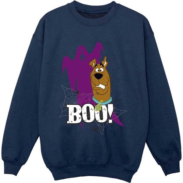 Scooby Doo - Felpa "Boo"" Per Bambino BI56682 (116) (Blu Scuro)"-image