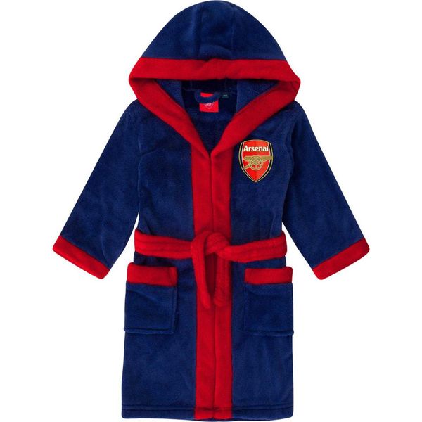 Arsenal Fc - Mantello Da Letto Per Bambini, In Pile GF630 (158-164) (Blu)-image