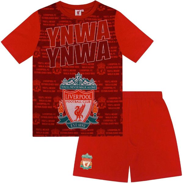 Liverpool Fc - Pigiama Con Pantaloncini "A.Becker"" Per Bambino, Sublimazione GF810 (134) (Rosso)"-image