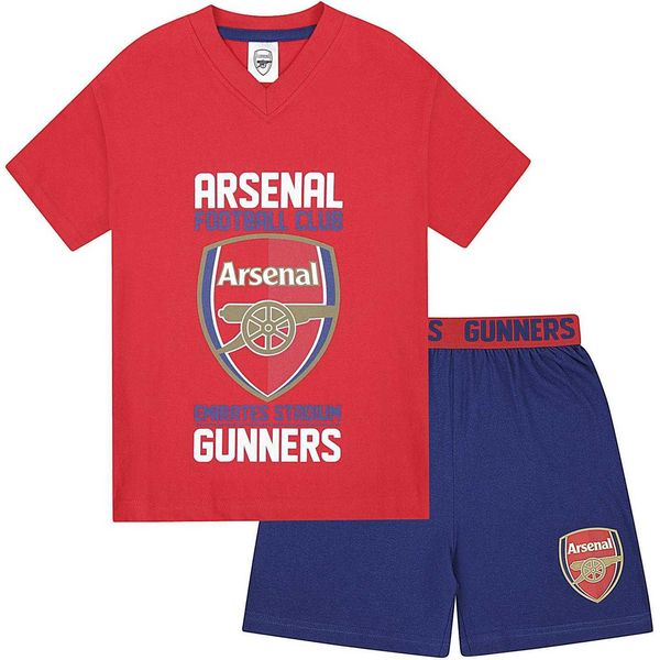 Arsenal Fc - Pigiama Con Pantaloncini Da Bambino GF911 (134) (Rosso)-image