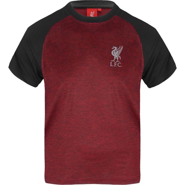 Liverpool Fc - Maglietta Da Ragazzo, Poliestere GF974 (122) (Rosso Screziato)-image