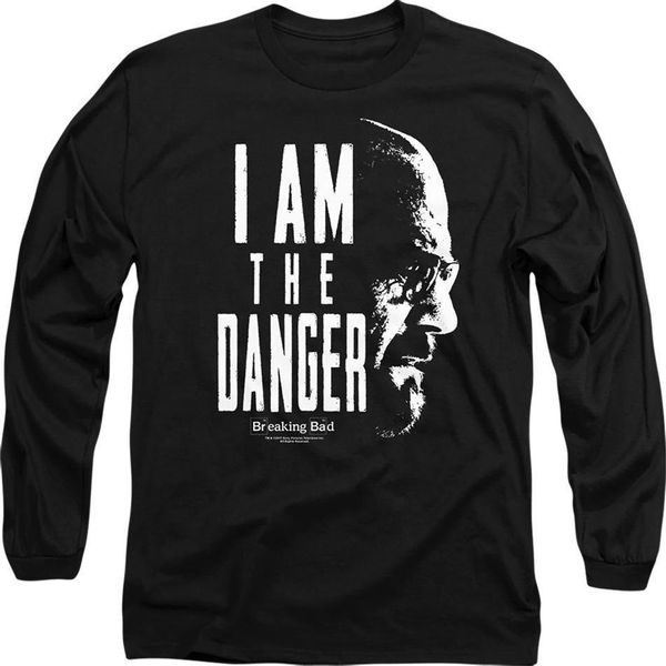 Breaking Bad - Maglietta "I Am The Danger"" Per Uomo/Donna Unisex, Manica Lunga TV21907 (Xxl) (Nero)"-image