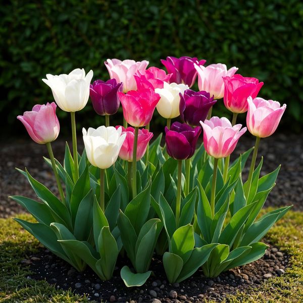 Bulbi Da Fiore Exotenherz - Tulipani Tulipa Pastel Mix (12 Pezzi) Diametro 11-12Cm-image