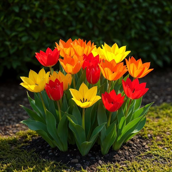 Bulbi Da Fiore Exotenherz - Tulipani Tulipa Praestans Mix (25 Pezzi) Diametro 8-9Cm-image