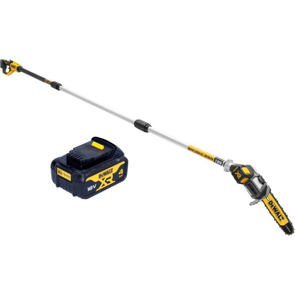 Potatore A Batteria Dewalt Dcmps 567 N 18 V Brushless + 1X Batteria 4,0 Ah - Senza Caricabatterie-image