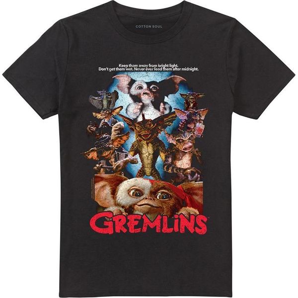 Gremlins - Maglietta Da Uomo/Donna Unisex TV26545 (Xxl) (Nero)-image