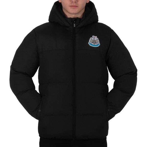 Newcastle United Fc - Giacca Da Uomo, Trapuntata GF342 (M) (Nero)-image