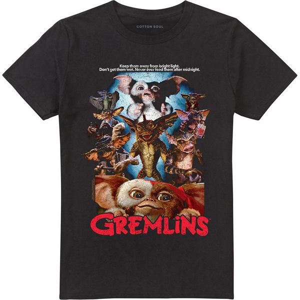 Gremlins - Maglietta Da Uomo/Donna Unisex TV26545 (3XL) (Nero)-image