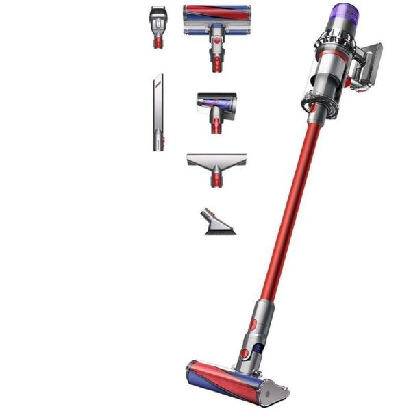 Dyson Akku-Hand-Und Stielstaubsauger "Dyson V11 Fluffy", Rot (Nickel, Rot), B:26,7Cm H:126,1Cm T:25Cm, Akkusauger, Topseller-image