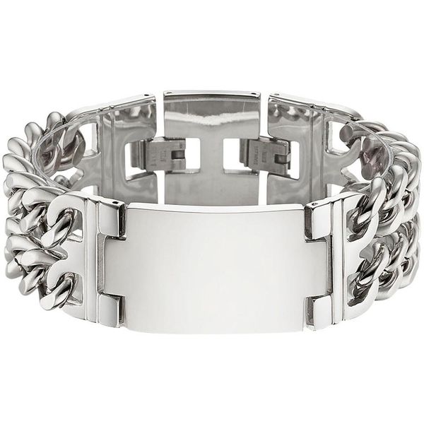 Edelstahlarmband Bruno Banani "Schmuck", Silber (Edelstahlfarben), ArmbäNder, Damen, 21Cm, Edelstahl, Edelstahlarmband-image