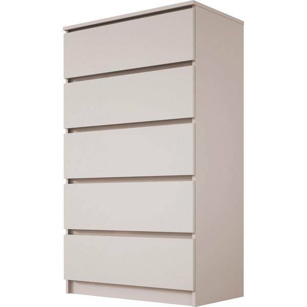 Cassettiera, 5 Cassetti, Cashmere, 125 X 70 X 39 Cm-image