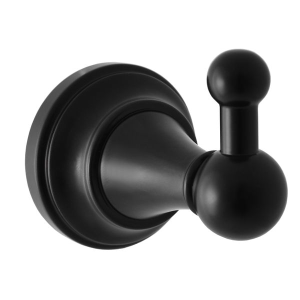 SlezáK-Rav Appendino Nero Opaco Accessorio Per Il Bagno Morava Retro, Colore: Nero Opaco-image