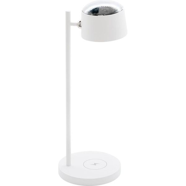 Inf Lampada Da Scrivania Con Ricarica Wireless, Proiezione Rgb E 3 Livelli-image