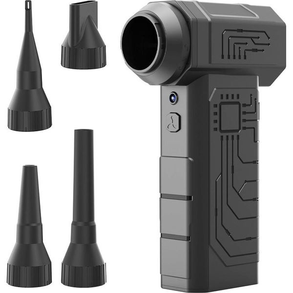 Inf Soffiatore D'aria Portatile Senza Fili Con Luce Led E Ugelli Multipli-image