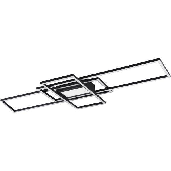 Trio Leuchten Led Deckenleuchte "Mila", Grau (Anthrazit), H: 6,5Cm, Leuchten, Deckenlampe Inkl. Fernbedienung, Dimmbar, 3000 - 6500K, 105Xx42X6,5 Cm, Led Deckenleuchte-image