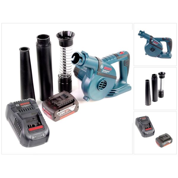 Soffiatore A Batteria Bosch Gbl 18 V-120 Con 1X Batteria Bosch Gba 18V 5,0 Ah + Caricatore Gal 1880 Cv-image