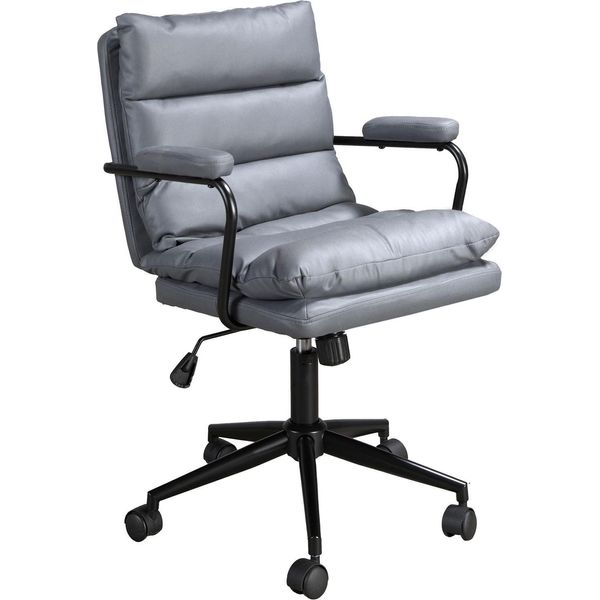 Angel Cerdá Sedia Girevole Da Ufficio In Tessuto Grigio 4155-image