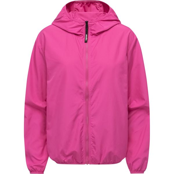 Outdoorjacke Ragwear "Vinzie C", Damen, Gr. Xl (42), Pink (Magenta), 100% Polyester, LäSsig Geschnitten HüFtlang, Hoch Geschlossener Ausschnitt, ÄRmel Ohne ÄRmelschlitz Elastischer Bund Mit Gummizug, Jacken Outdoorjacke, Extraleichte ÜBergangsjacke Mit Kapuze-image
