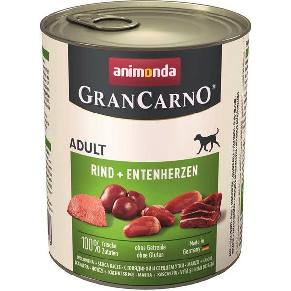 Animonda Grancarno Adult Cuore Di Manzo E Anatra 800Gx6-image