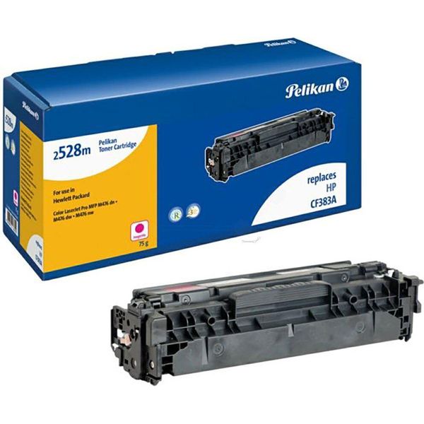 Pelikan - Magenta - Cartuccia Di Toner (Equivalente: Hp CF383A) - Per Hp Color Laserjet Pro Mfp M476Dn, Mfp M476Dw, Mfp M476Nw-image