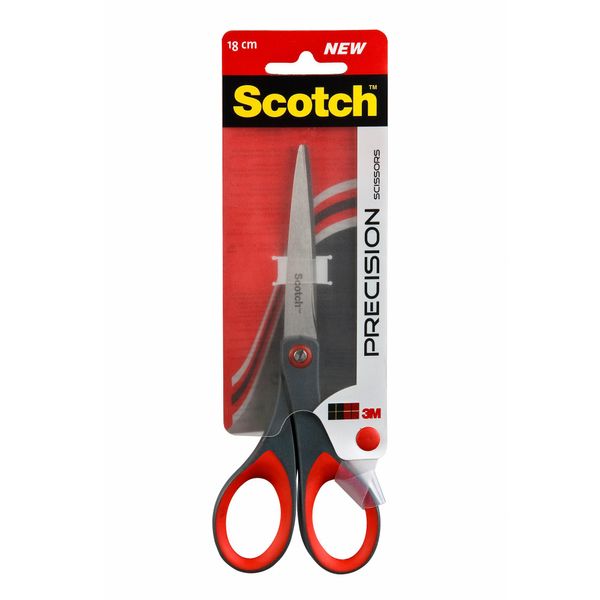 Scotch® Scissors Forbici Di Precisione - Lama In Acciaio Inox Rosso - 18 Cm 1 Pezzo-image