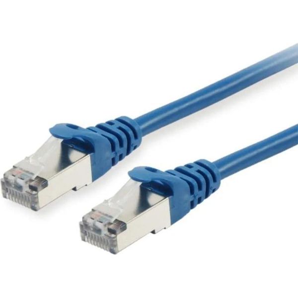 Equip 605533 Equip Cavo Patch Cat6 S/Ftp 2Xrj45 0,25M Blau Lszh Polybeutel-image