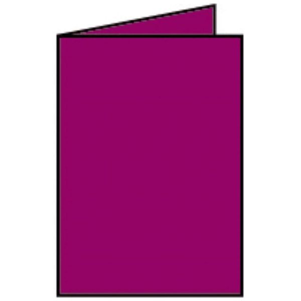 RöSsler Papier 220706546 Coloretti Doppio Cartoncino - Altezza A6, 5 Pezzi, Amarena-image