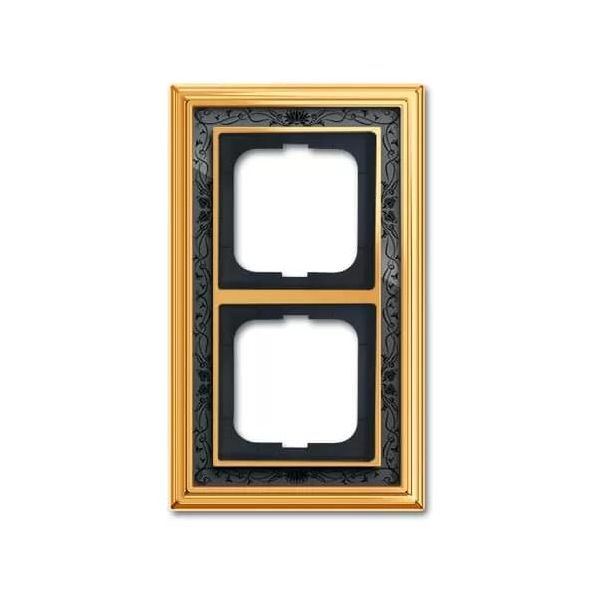 Busch Jaeger Cornice 2-Gang Ms/Pol Decor Anth 1722-833 (1754-0-4649)-image