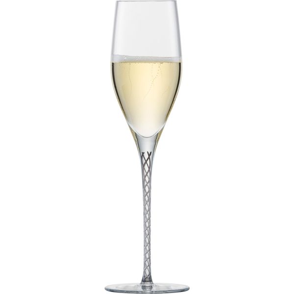 Zwiesel Glas Fatto A Mano Sekt Spirit 7 Mir Moussierpunkt Grafit 121622-image
