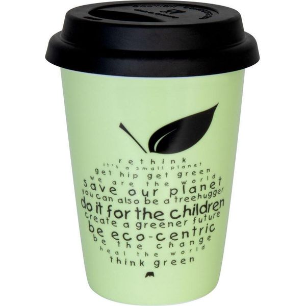 KöNitz Coffee-To-Go Mug Eco - Rethink, Tazza Da Caffè, Tazza, Tazza, Porcellana, 380 Ml, 11 5 162 2455-image
