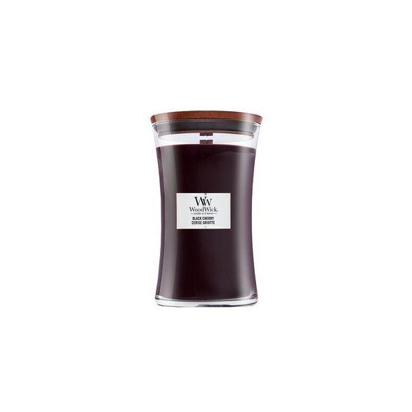 Woodwick Black Cherry Candela Profumata In Vetro Grande 610 G-image