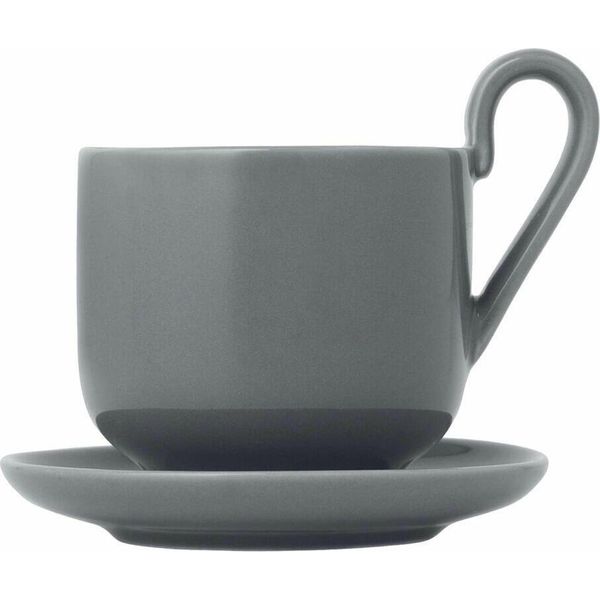 Blomus Set 2 Tazze Da Espresso Ro Sharkskin, Tazze Da Caffè, Tazze, Porcellana, 80 Ml, 64137-image