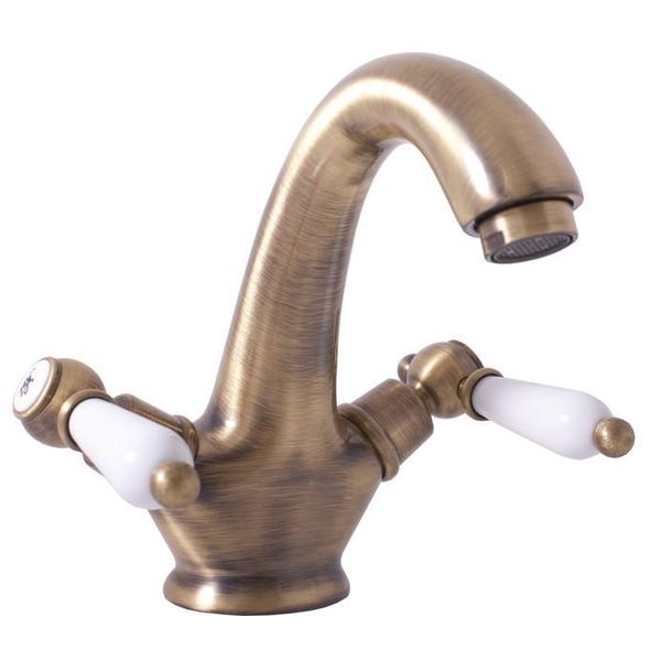 Miscelatore Per Lavabo Morava Old Brass, Colore: Old Brass, Dimensioni: 1/2'' (MK528.5SM)-image