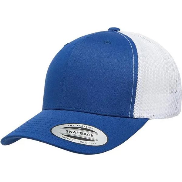 Flexfit - Cappello Trucker "Retro"" Per Uomo/Donna Unisex RW8984 (Taglia Unica) (Blu Reale/Bianco)"-image